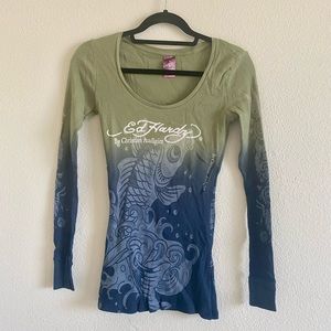Ed Hardy Long Sleeve Shirt/Top